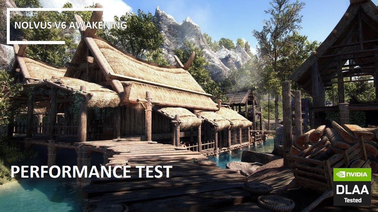 Remastering SKYRIM | 2024 - NOLVUS V6 QUICK PERFORMANCE TEST