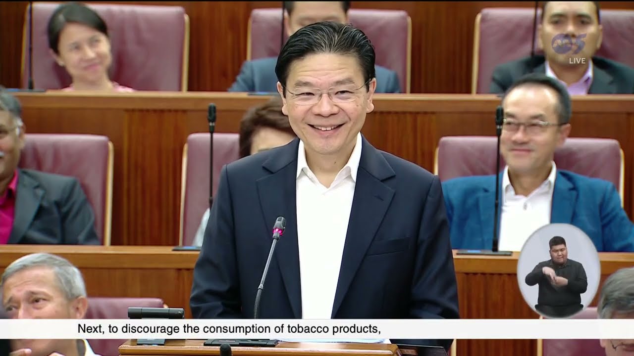 20% tobacco tax hike in Singapore - Prime Minister Lawrence Wong | Budget 2026
