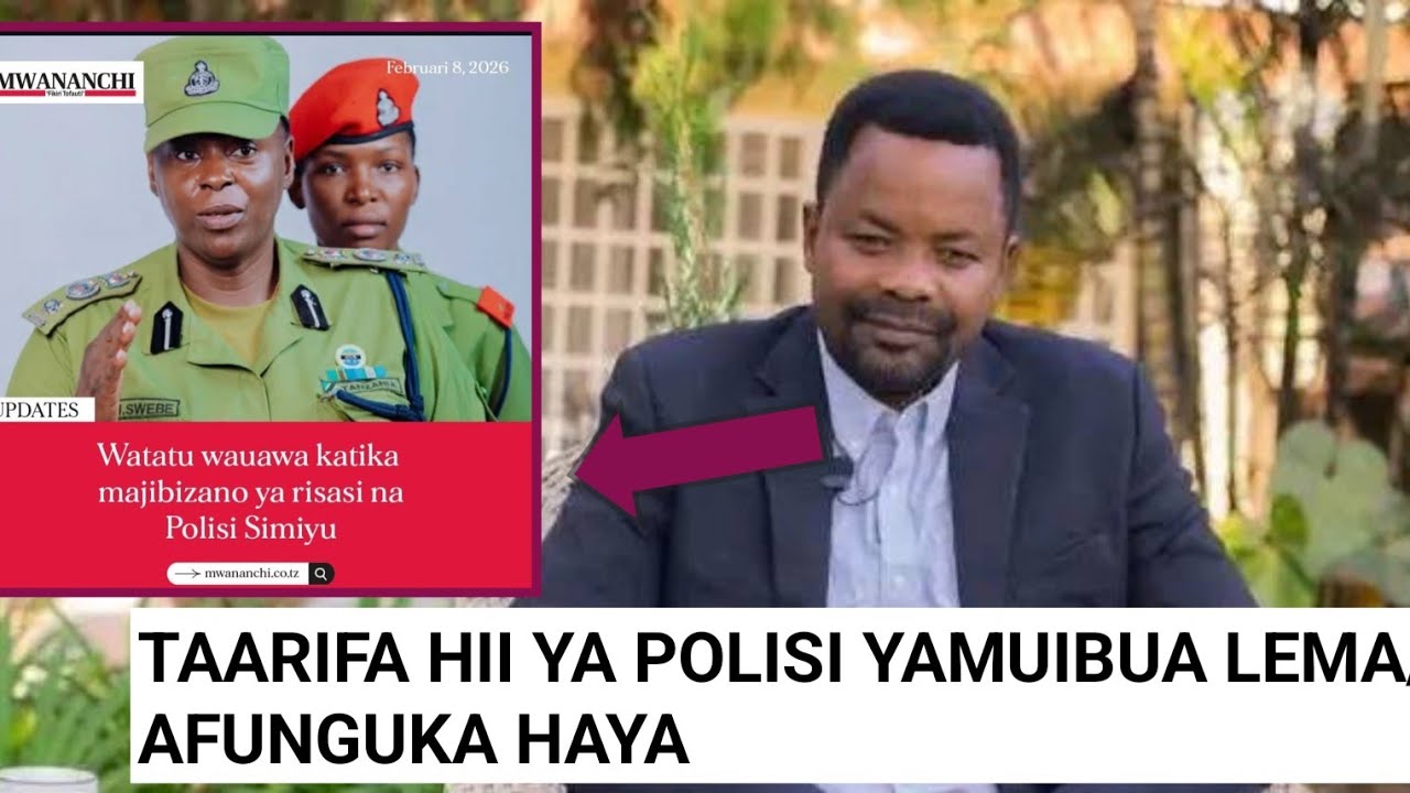 BAADA YA TAARIFA HII YA POLISI GODBLESS LEMA AAMUA KUFUNGUKA HAYA
