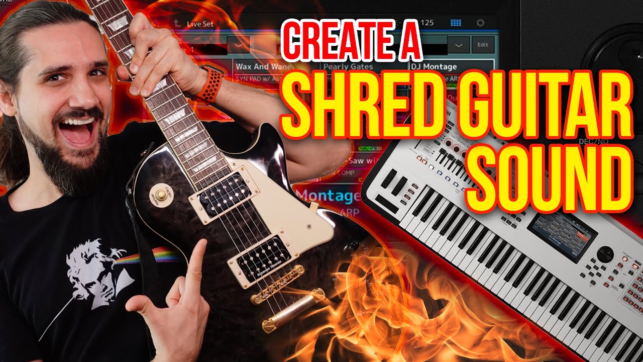 Create a SHRED GUITAR 🎸🎸🎸 sound on the Montage and MODX #shredguitar #montage #modx #sounddesign