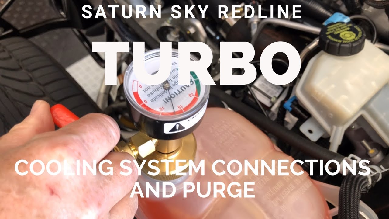 Tim’s Garage Episode 12: Saturn Sky Redline /Solstice GXP Cooling System Connections & Bleed Purge