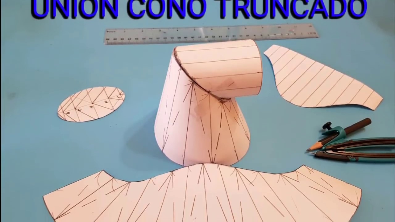 UNION CONO TRUNCADO CON TUBERIA A 90 GRADOS