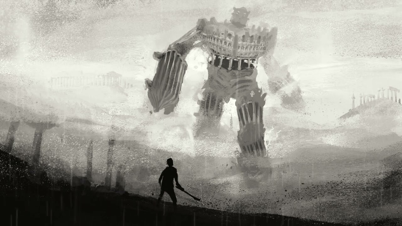 Shadow of the Colossus (Slowed + Reverb) — Original OST | Rain & Thunder | Ambient & Relaxing