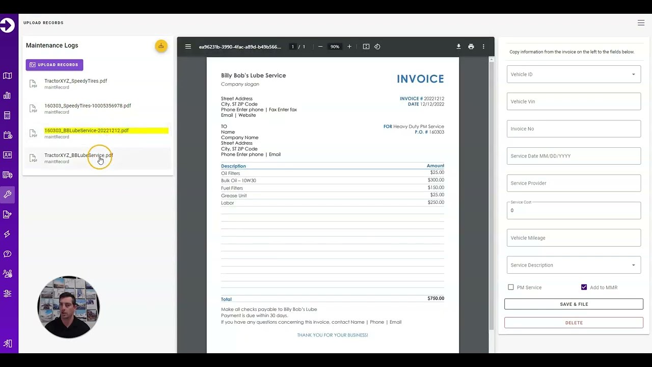 MMRs and Maintenance Records