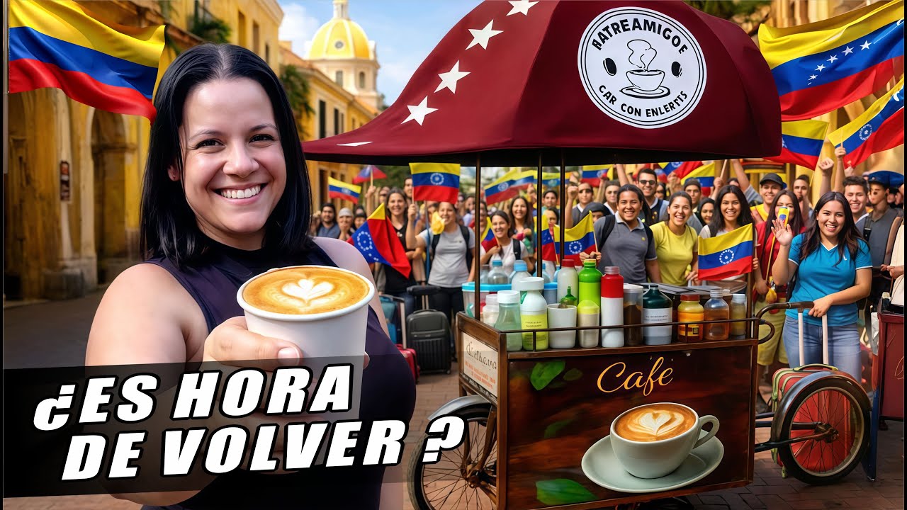 VENEZOLANA 🇻🇪 en COLOMBIA 🇨🇴 Así Sé GANA la VIDA - Historia Real 