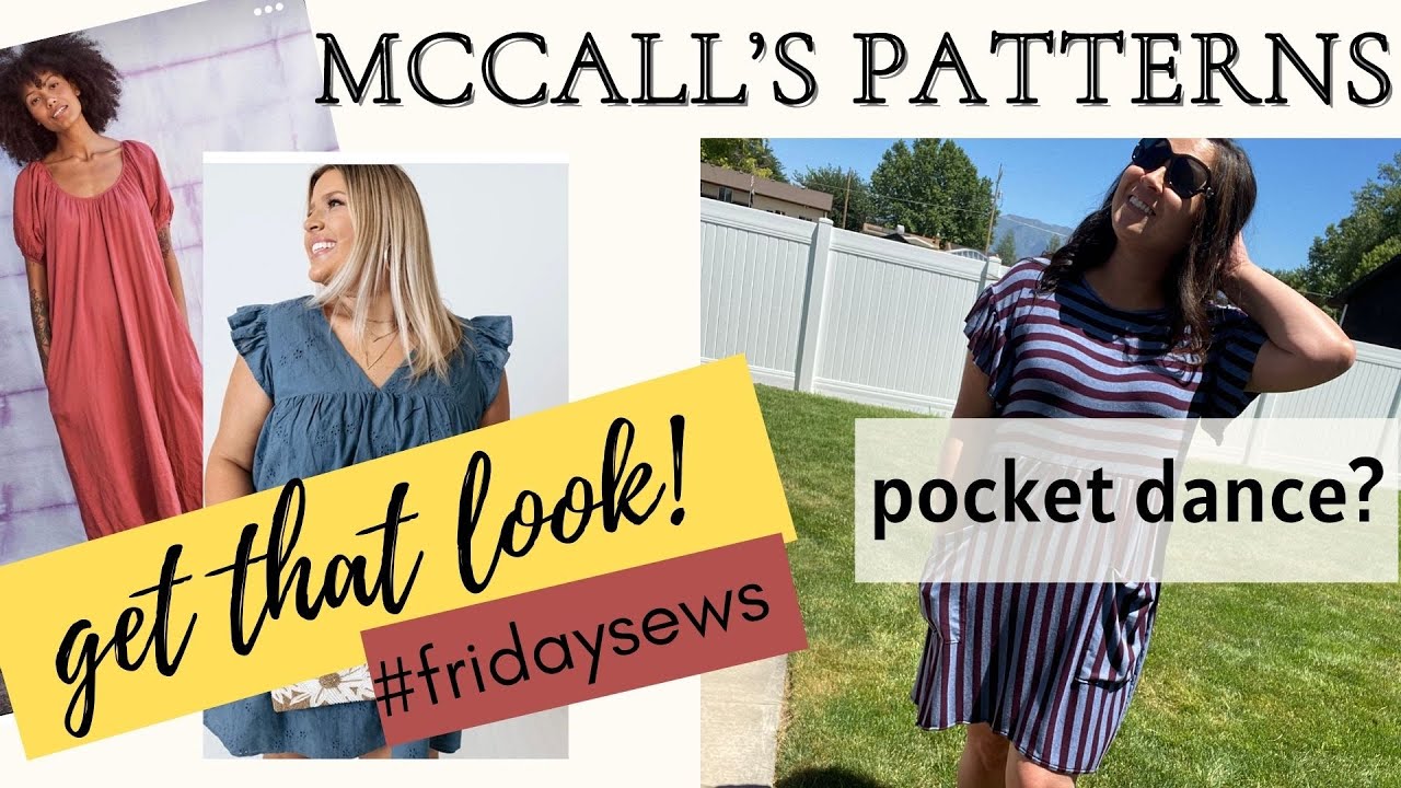THE SEWING LIFE,  PINTEREST INSPIRED MCCALLS PATTERNS, #FRIDAYSEWS,