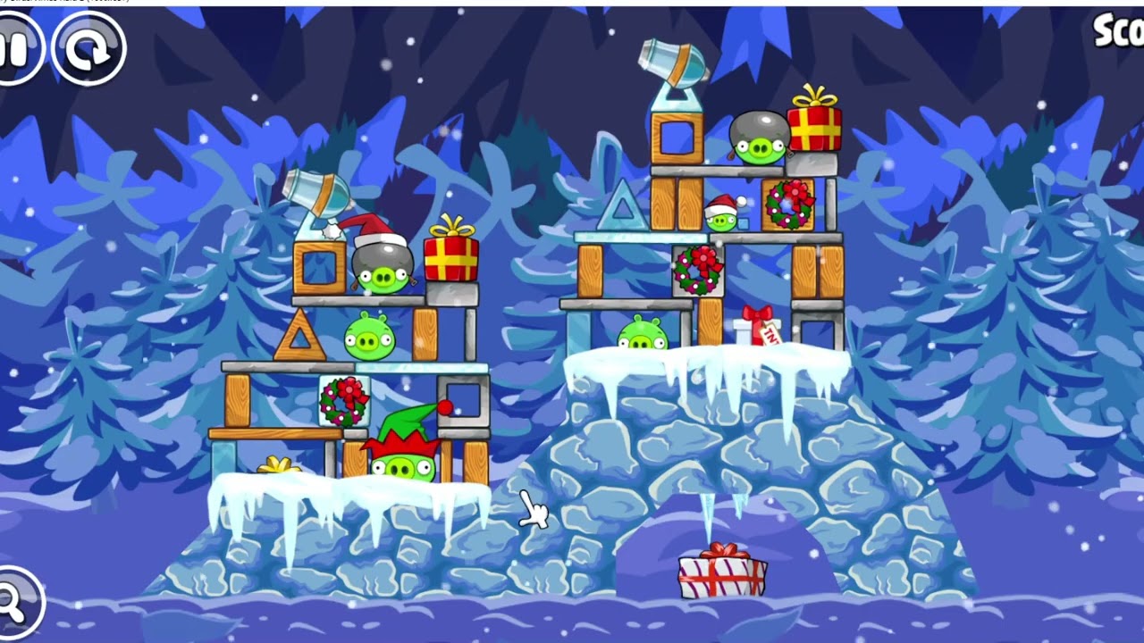 Angry Birds Modding Direct: Angry Birds Christmas Raid 2 Full Gameplay