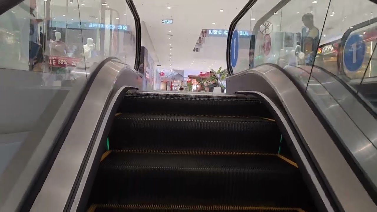 (To B1 Central Atrium) 2 Brand New Generic GMDEO Escalators at Sunshine Central, Penang, Malaysia