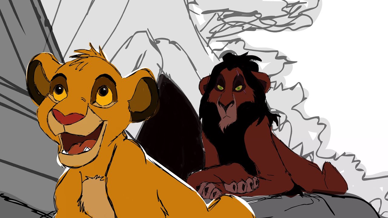 THE UNCLE SCAR SCENE FROM THE REMAKE | Alfred The Animator and Illustrator