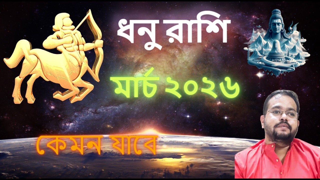 Sagittarius Sign March 2026 Transit Predictions || ধনু রাশি মার্চ ২০২৬ – কেমন যাবে