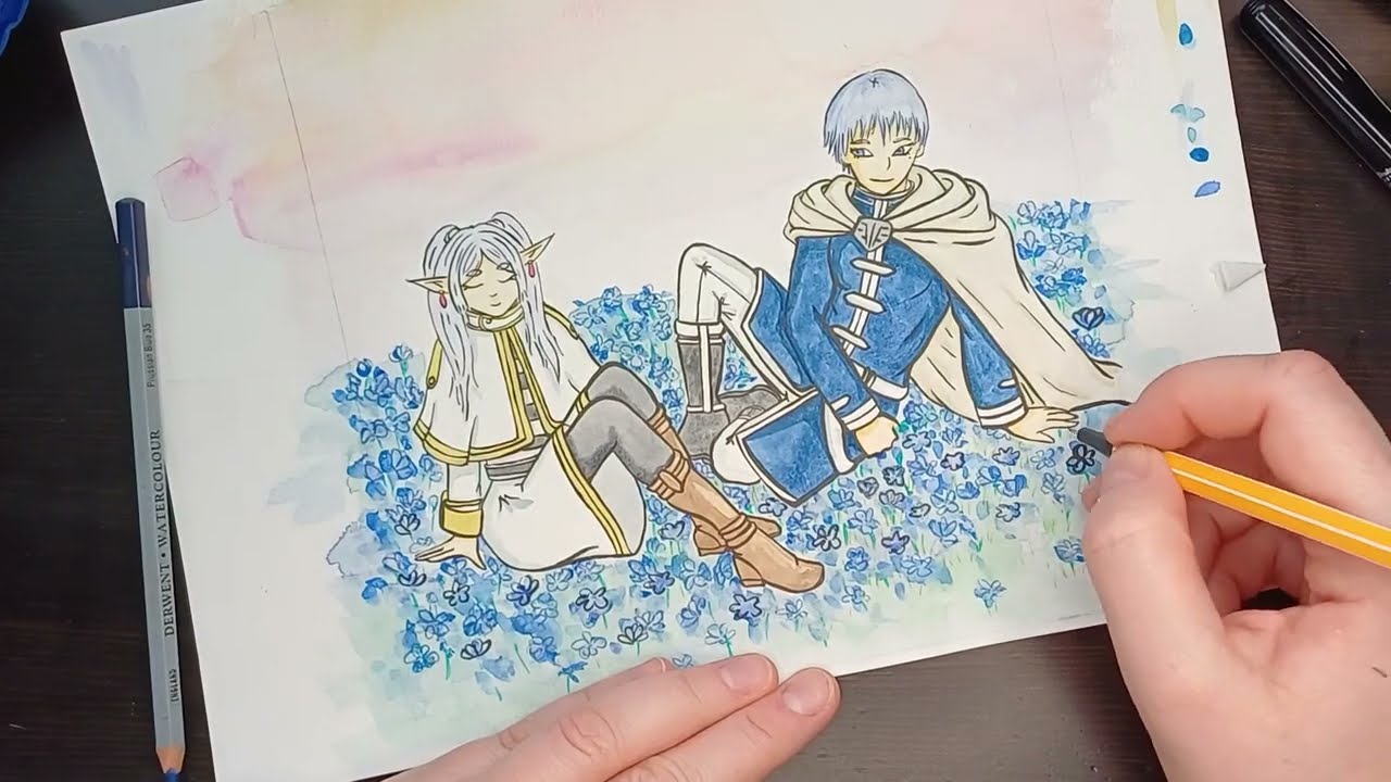 Frieren et Himmel (Frieren) by MOST - My Own Style Tribute 🧝‍♀️🪻