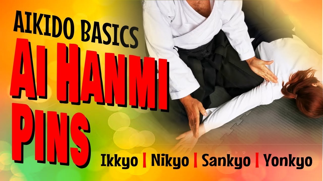 AIKIDO BASICS | AI HANMI PINS | IKKYO, NIKYO, SANKYO, YONKYO