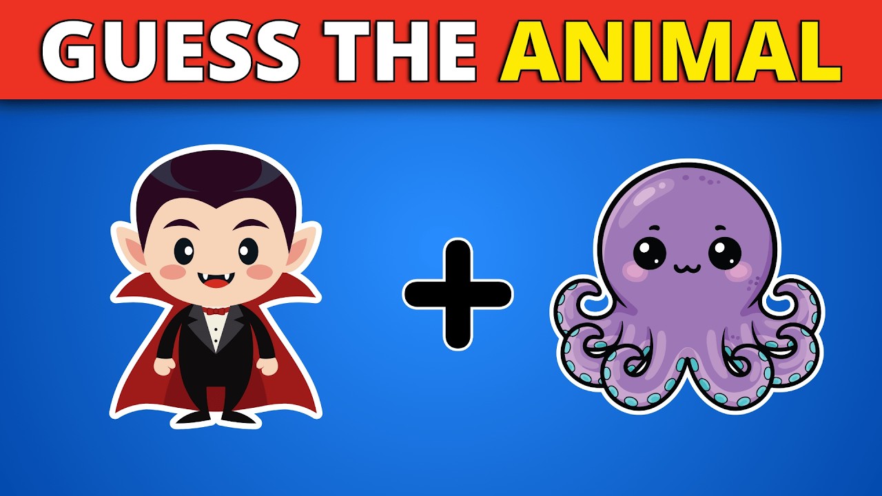 Can You Guess the Animal by Emoji? | Compound Word | 60+ Rarest Animals in the World