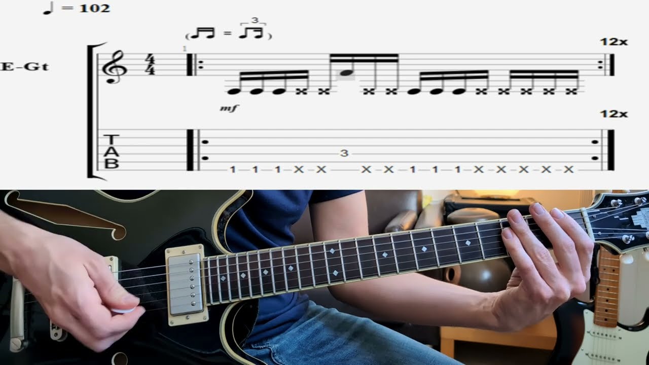 Exercice Guitare groove 2  :Front page ( Biréli Lagrène, Dennis Chambers et Dominique Di Piazza )