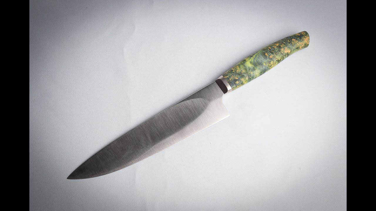 Кухонный нож сталь Elmax тест - Kitchen knife  testing