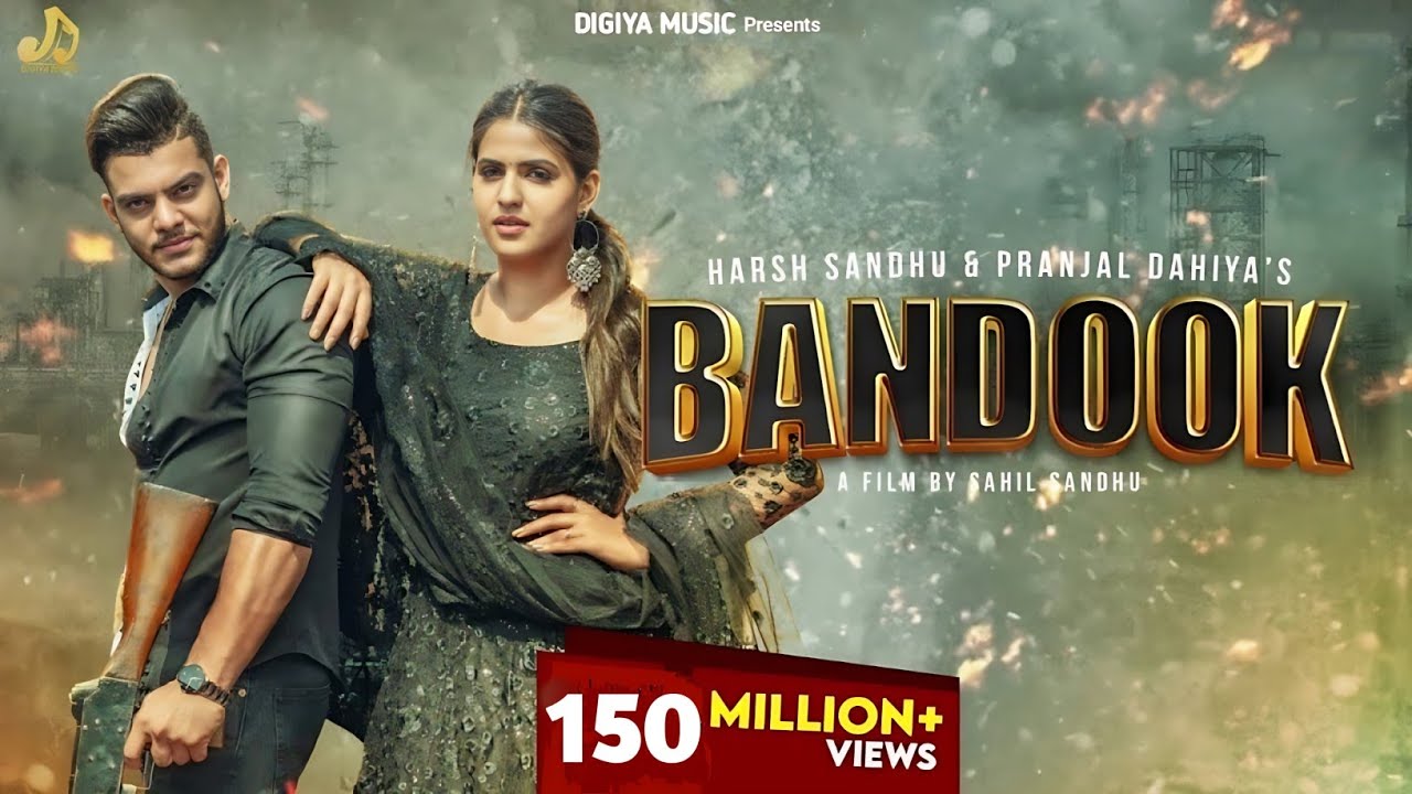 BANDOOK : Pranjal Dahiya & Harsh Sandhu | KAMAL DIGIYA | vipin mehandipuria, Anjali99, Bada Bad song
