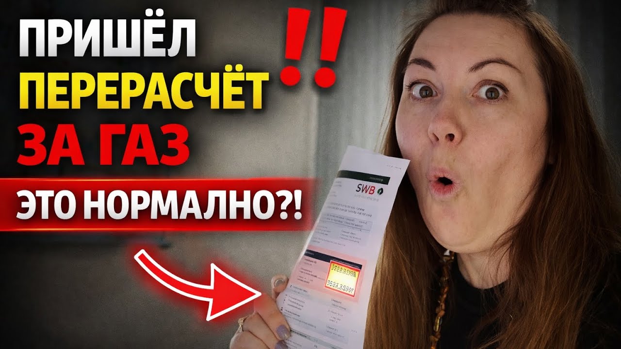 VLOG🇩🇪/ Перерасчёт за коммунальные услуги / Что с нами не так?!