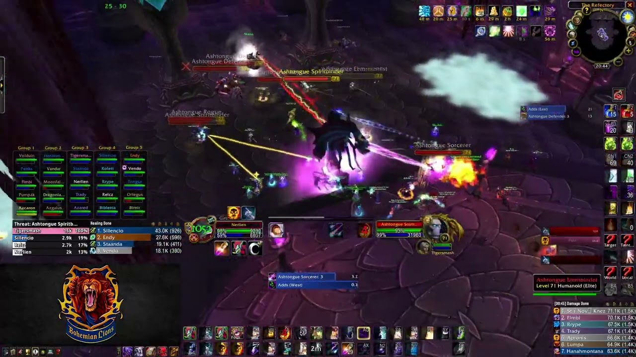 WoW TBC Classic | Shade of Akama BT / Shadow Priest POV (95 parse)