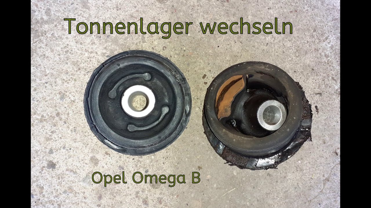 Tonnenlager wechseln Omega B #Omega #Opel #Tonnelager