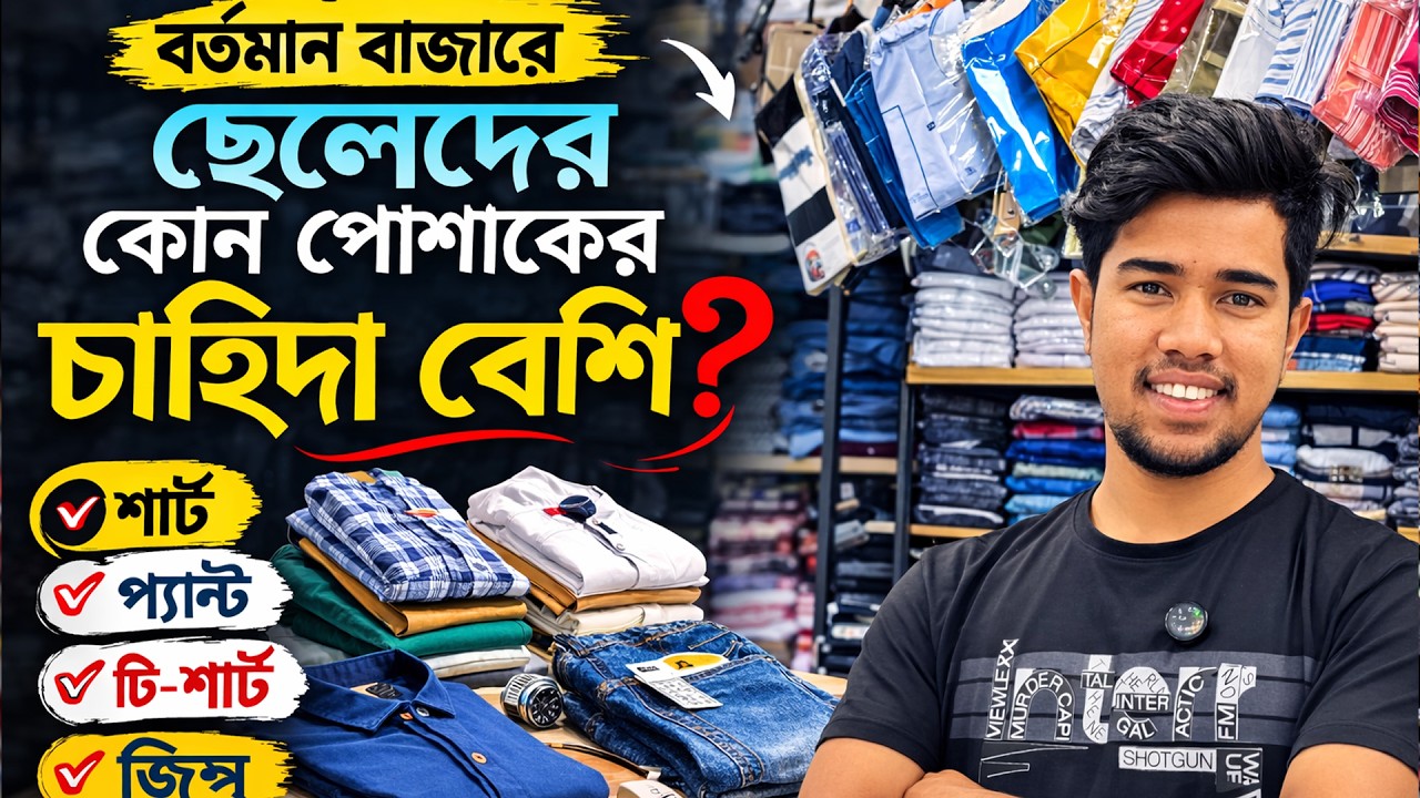 বর্তমান বাজারে ছেলেদের কোন পোশাকের চাহিদা বেশি? | Polwel Market Mens Clothing Price Update