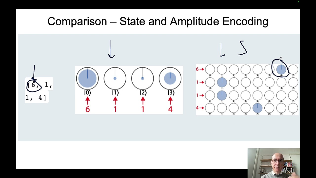 Encoding Vectors with Quantum States & Amplitudes