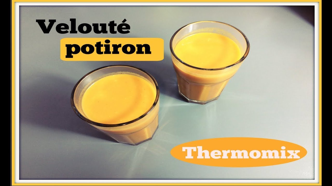 Velouté de potiron au thermomix