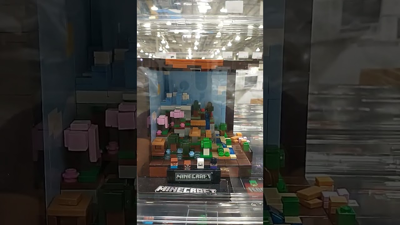 Lego Minecraft crafting table at Costco!!