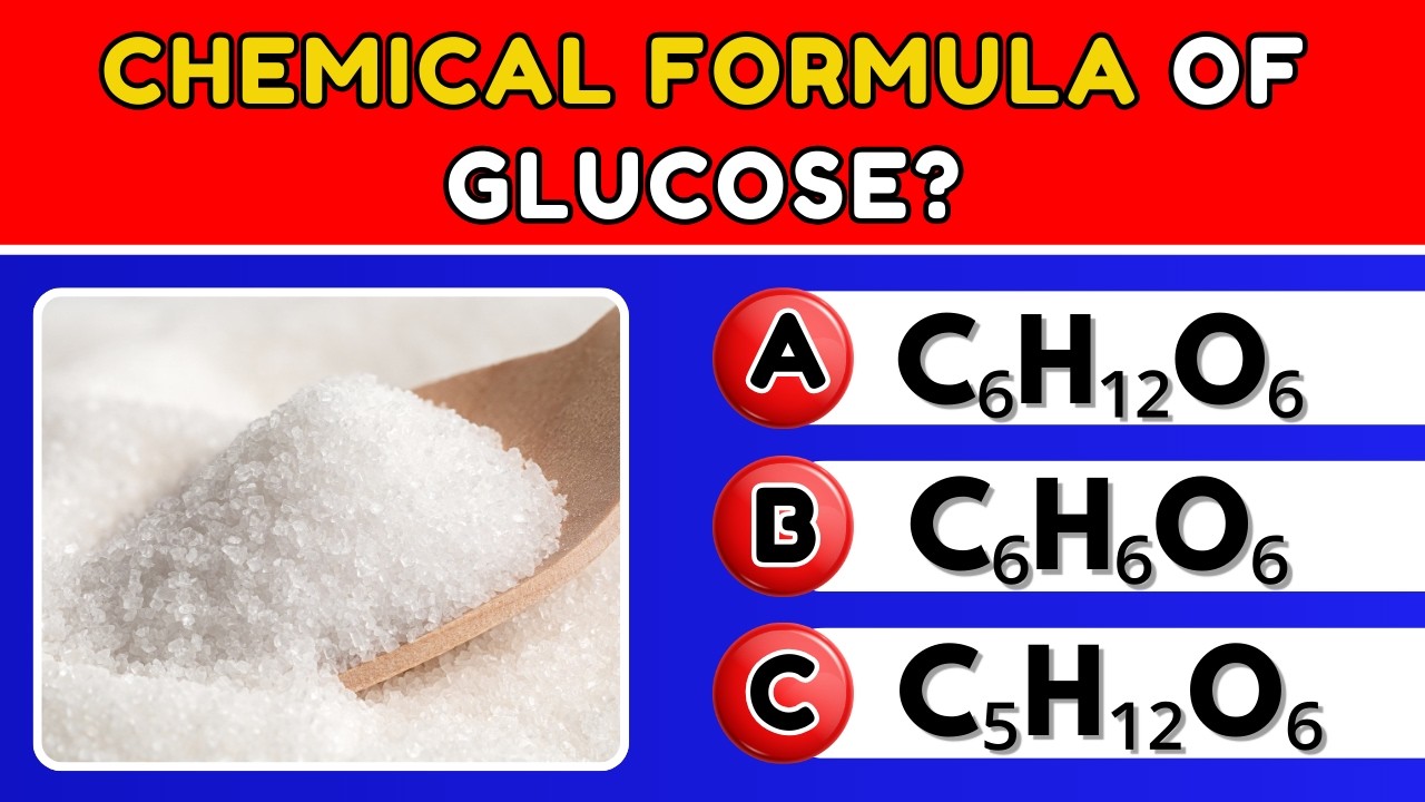 Guess the Chemical Formula Quiz | 20 Science Questions Only Smart Minds Can Solve!