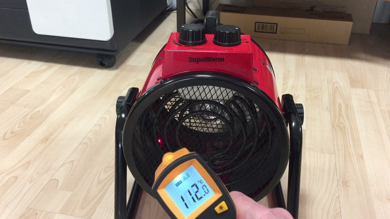 SWBH3 SupaWarm Heavy Duty Fan Heater 3000w Temperature output
