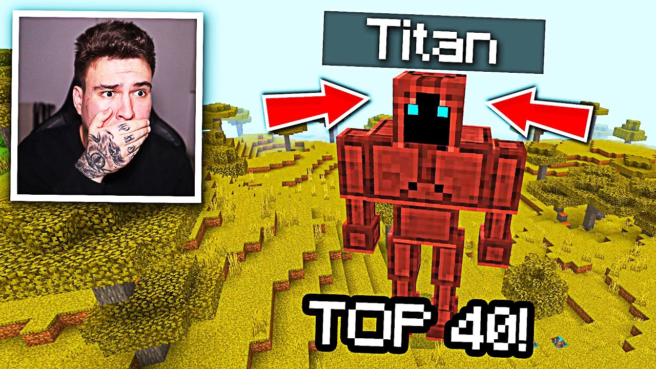 MOD EXTREM: 40 MOBI NOI GIGANTICI & PERICULOȘI în MINECRAFT !