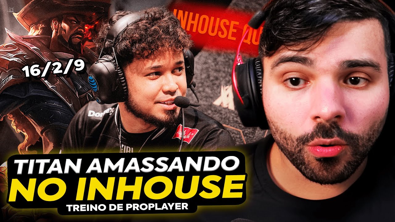 🚨 O NÍVEL DO TITAN TÁ MUITO ALTO NESSE INHOUSE! MINERVA REAGE