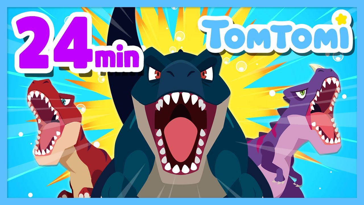 💥Who Is the Ultimate Villain Dino? 🦹‍♂️ | BEST Dinosaur Songs Compilation | Kids Songs #TOMTOMI
