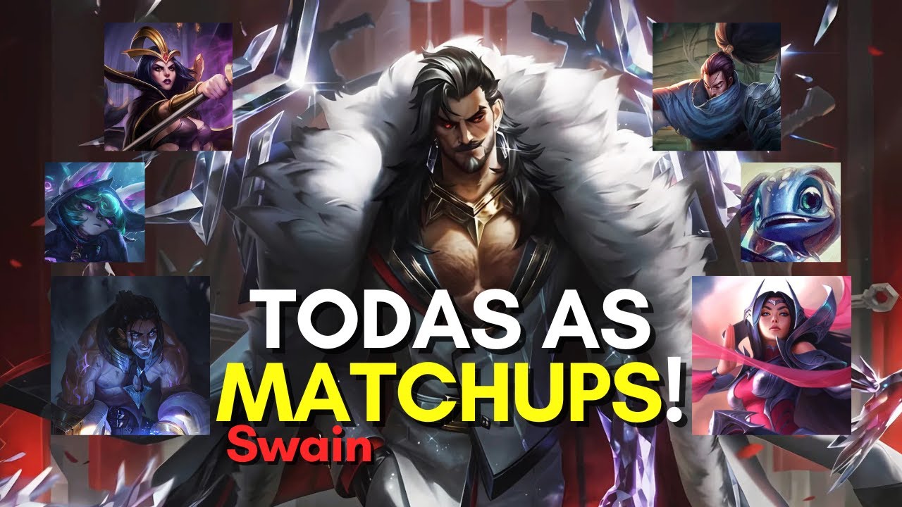 🔥 TODAS AS (52) MATCHUPS DO MID EXPLICADAS  (SWAIN GUIDE😈)