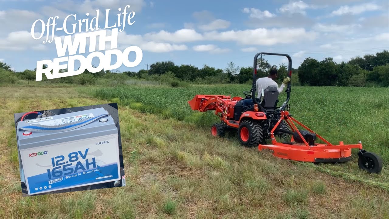 Домашние дела с Kubota BX23s | Питание автодома с помощью аккумулятора Redodo LiFePo4