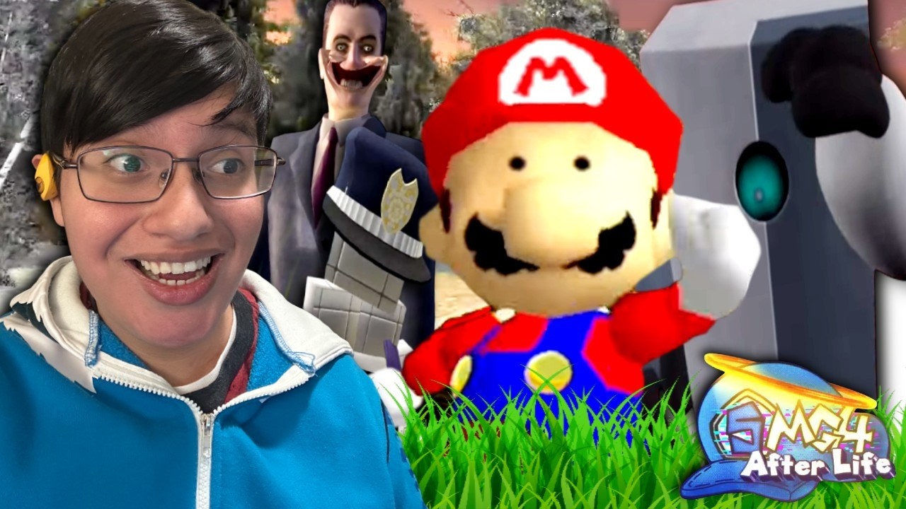 (MARIO TOUCH GRASS FOR ONCE!!) SMG4 Afterlife: Mario Touches Grass REACTION