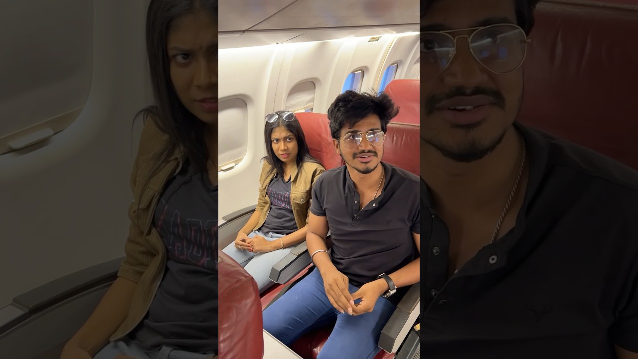 Flight 2 ✈️ #comedy #trending #viral #girl #shorts