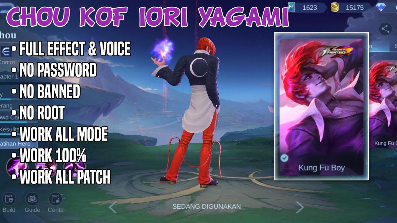 Script skin chou KOF no password | Full effect & voice