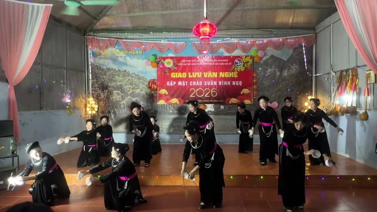MÚA BÁT DÂN TỘC TÀY_Câu lạc bộ Sắc xuân Ba Bể, tỉnh Thái Nguyên