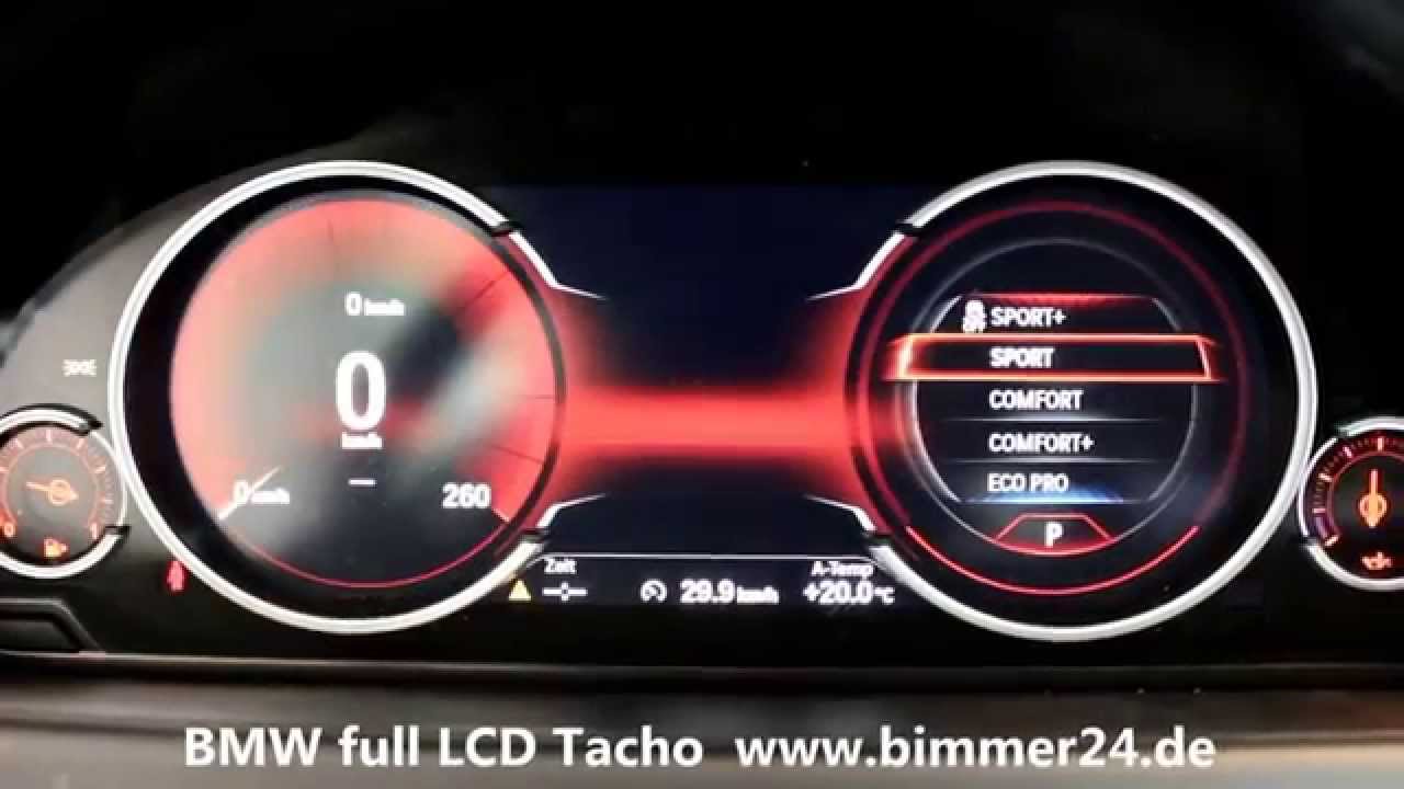 BMW F01 F10 F13 F15 FULL LCD KOMBI Tacho 6WB Black Panel Technologie