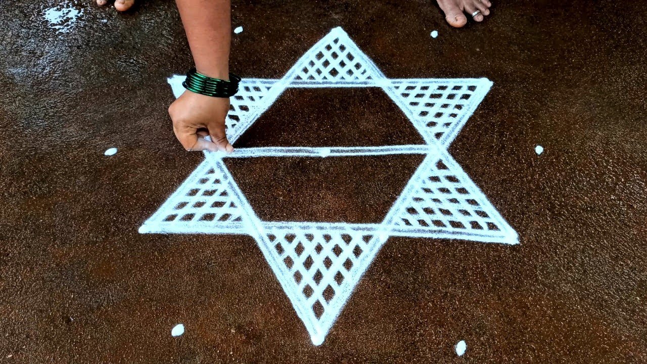 Maasi masam Friday star padi kolam|5*3 pandaga muggulu designs| simple flowers kolam| super rangoli