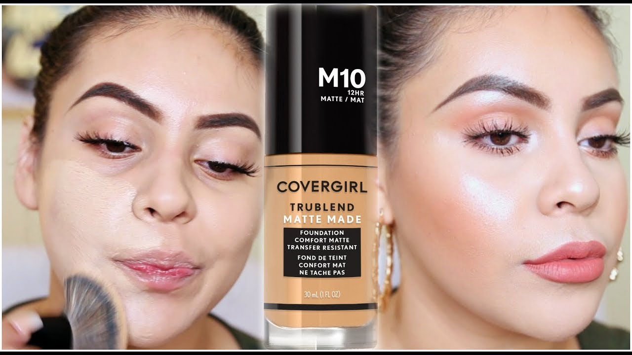 NEW COVERGIRL TruBlend Matte Made Foundation: FIRST IMPRESSION + WEAR TEST! | JuicyJas