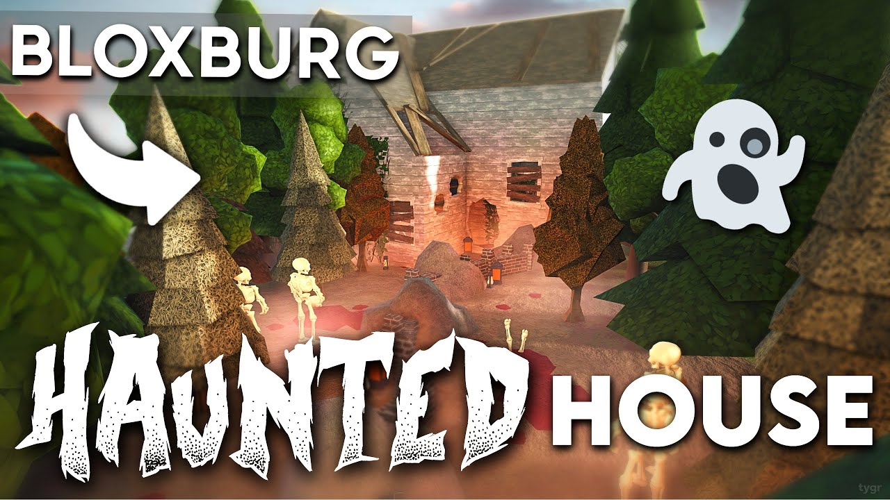 Building a HAUNTED HOUSE in Bloxburg! *REALISTIC*