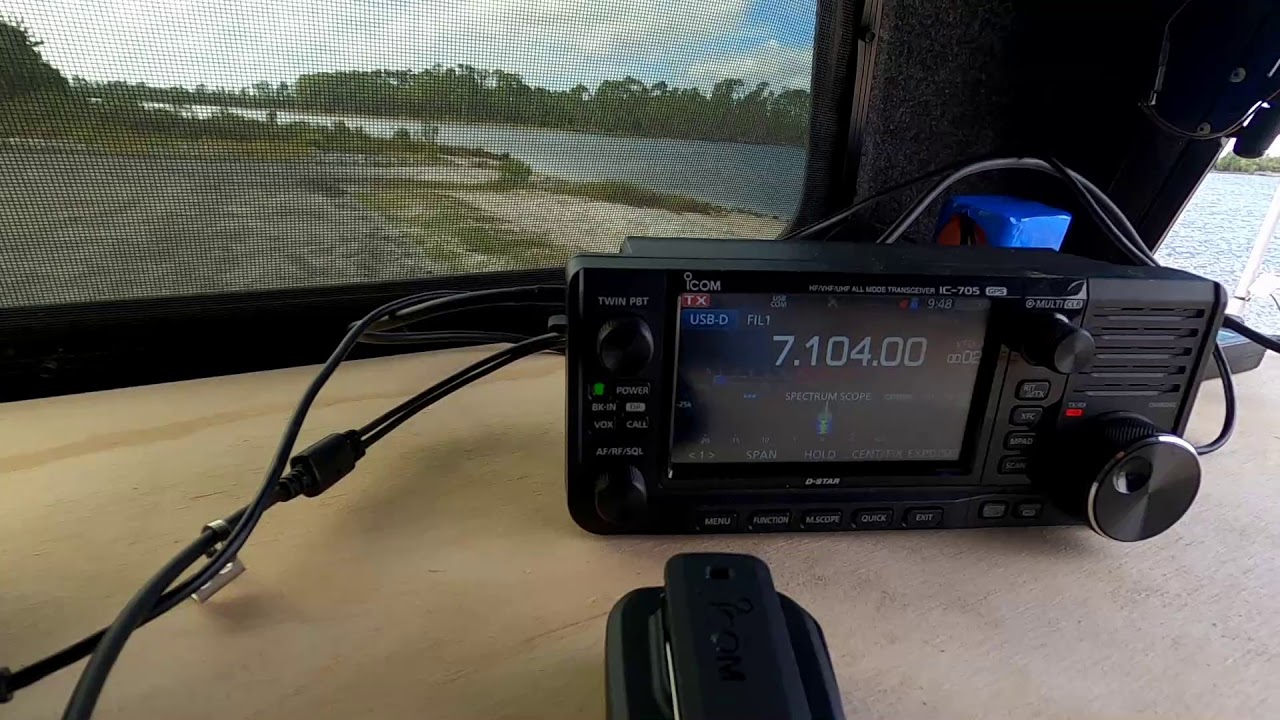 Icom IC-705 and Winlink, Off Grid, and at the Park