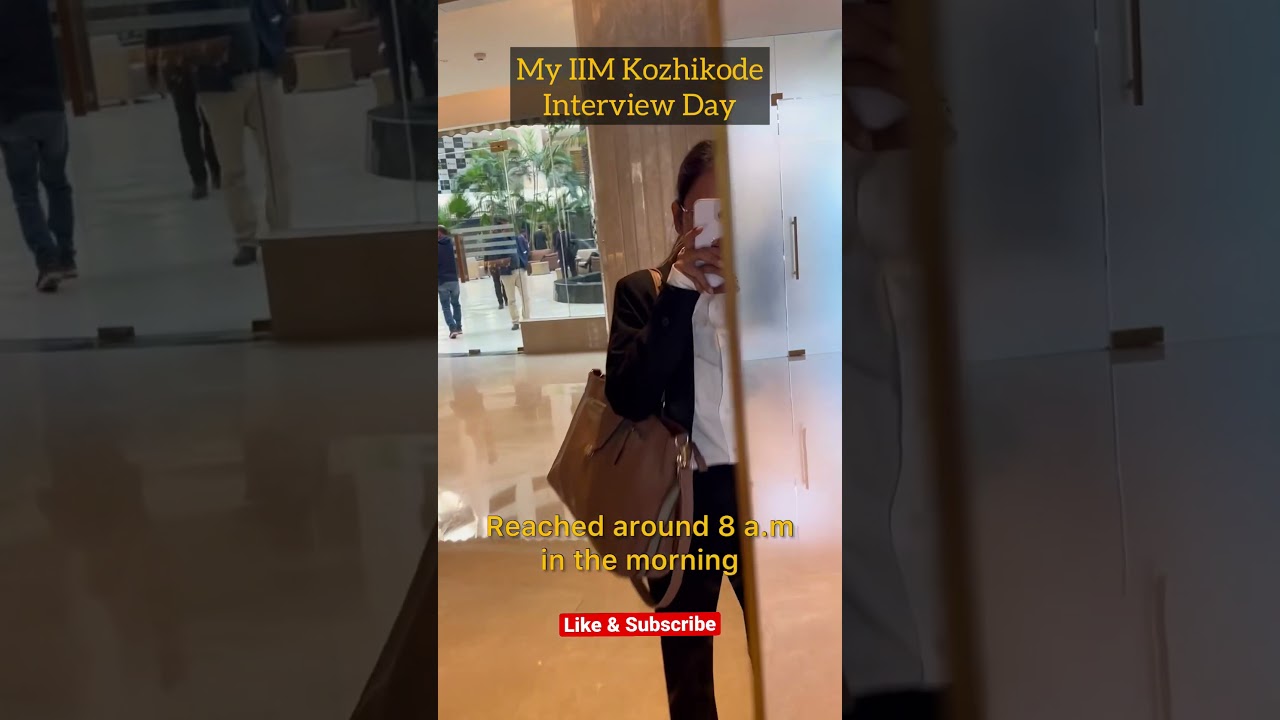 Мой опыт собеседования в IIM Kozhikode! #new #youtubeshorts #india #iim #mba #motivation #cat