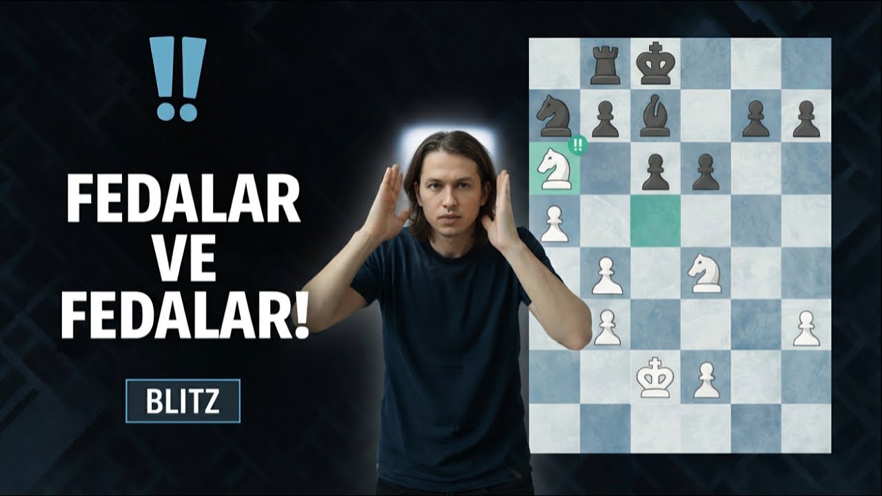 Fedalar, Fedalar ve Fedalar #chess #chessgame  #satranç #chesscom #checkmate #chesscommunity