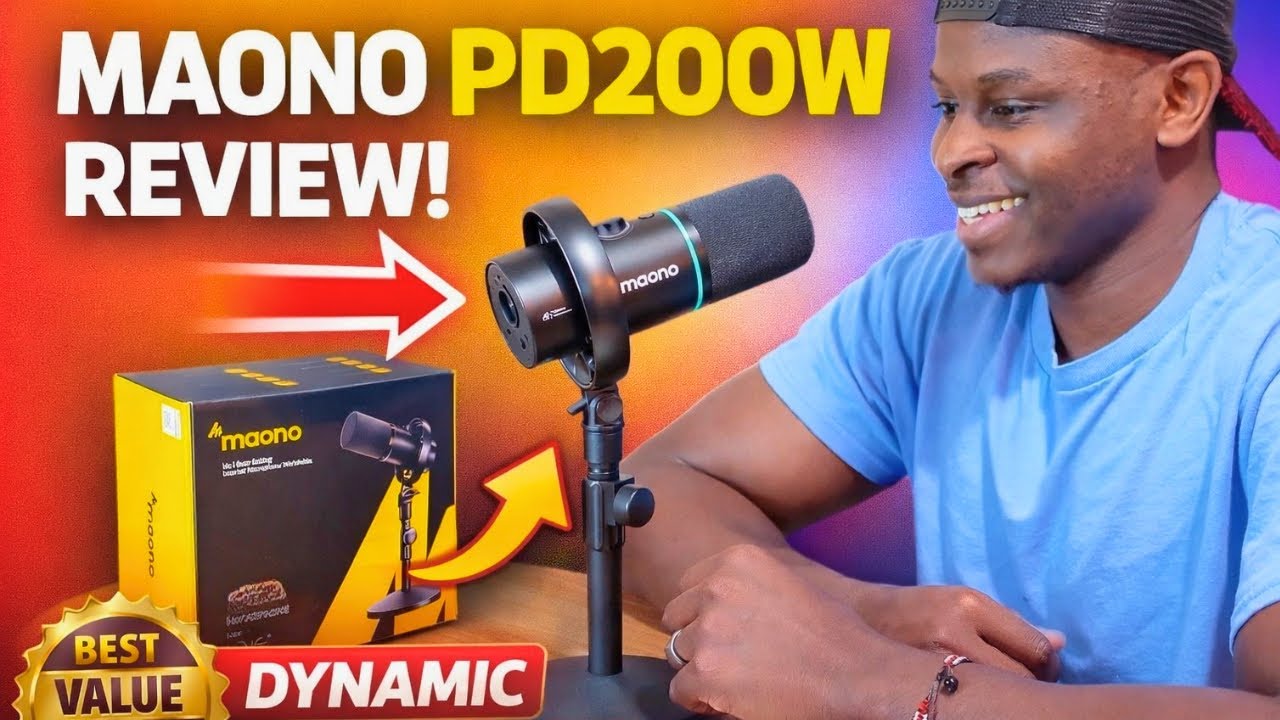 Finally! A Pro Mic That's Actually Easy to Use & Surprised Me!  (Maono PD200W Hybrid))
