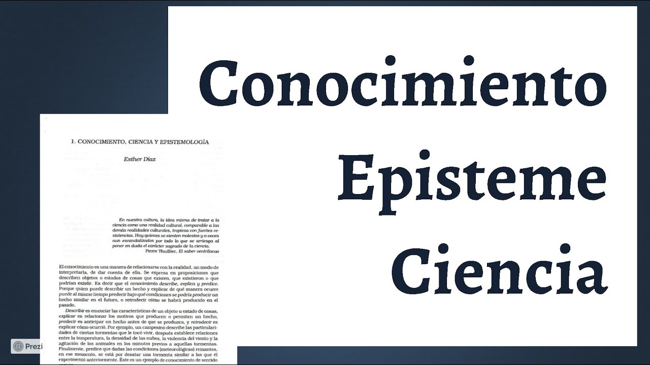 Sentido Común, Ciencia, Epistemología
