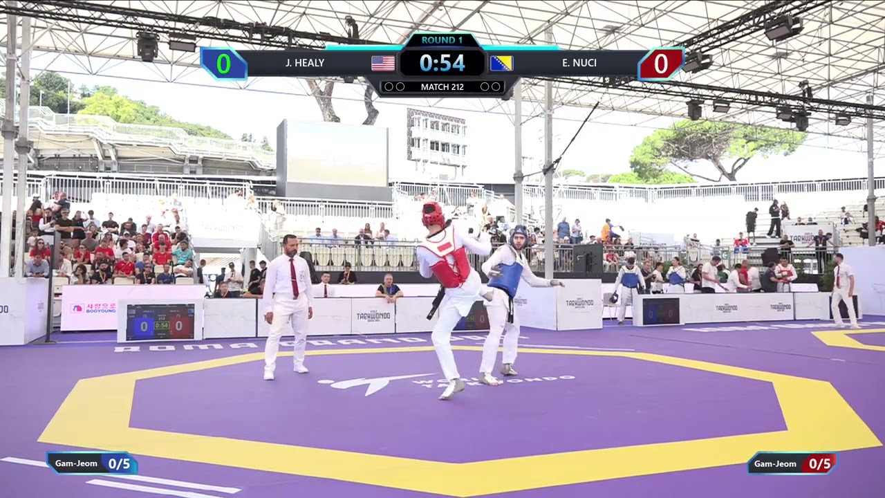 212 Round of 32 Men +80kg USA J  HEALY BIH E  NUCI PGM