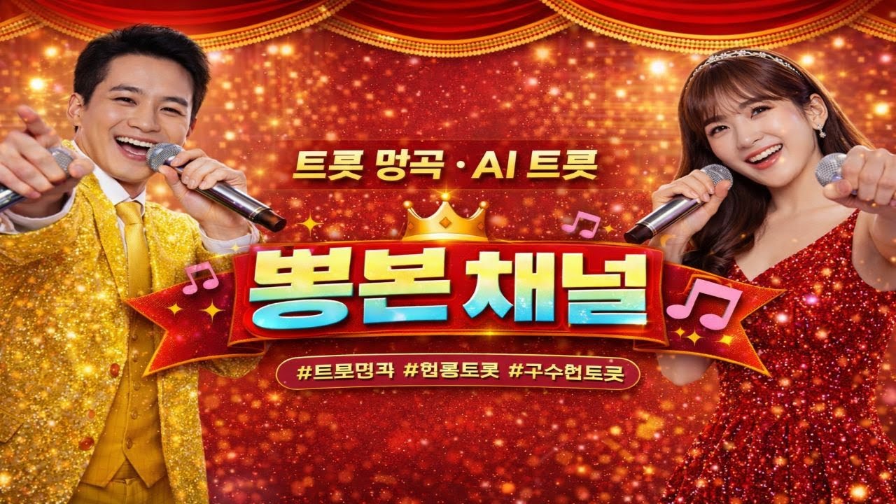 뽕본 채널｜기분 좋은 AI 트롯｜정통 뽕짝 감성