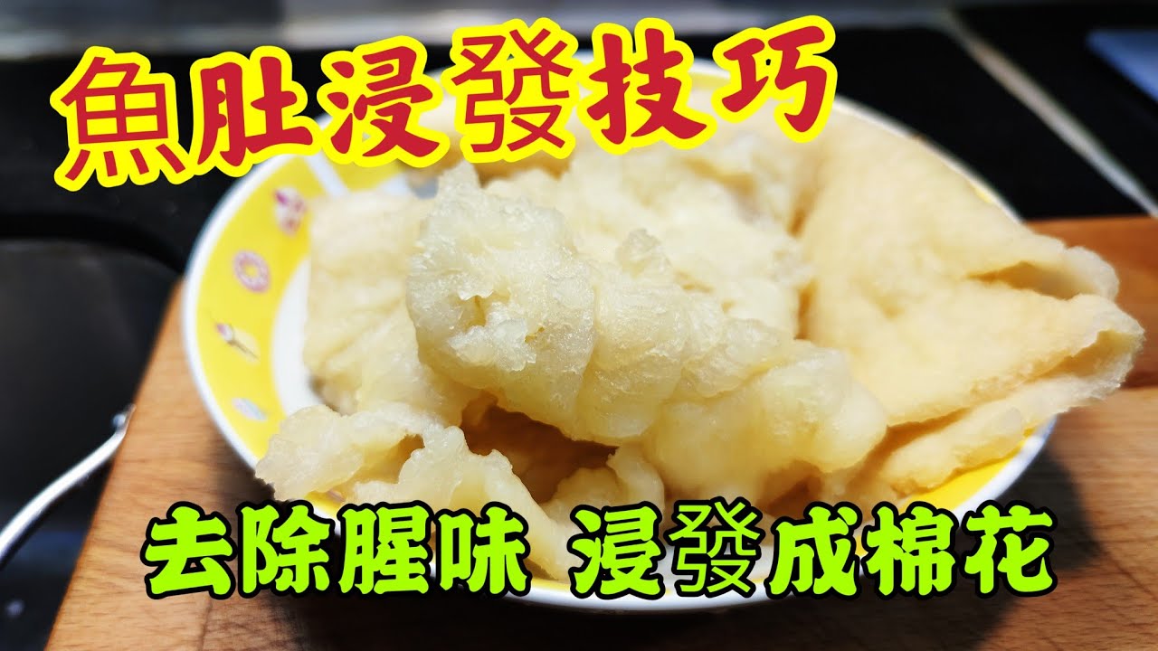 〈 職人吹水〉 魚肚浸發技巧 / 如何去除魚肚腥味/ 魚肚浸發脹身 /魚肚入味/ 當中細節技巧 /毫無保留分享 /人人做廚神/@Singsingkitchen